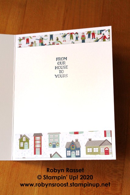 Trimming the Town Designer Paper Sampler Card – Stamping@Robyn's Roost