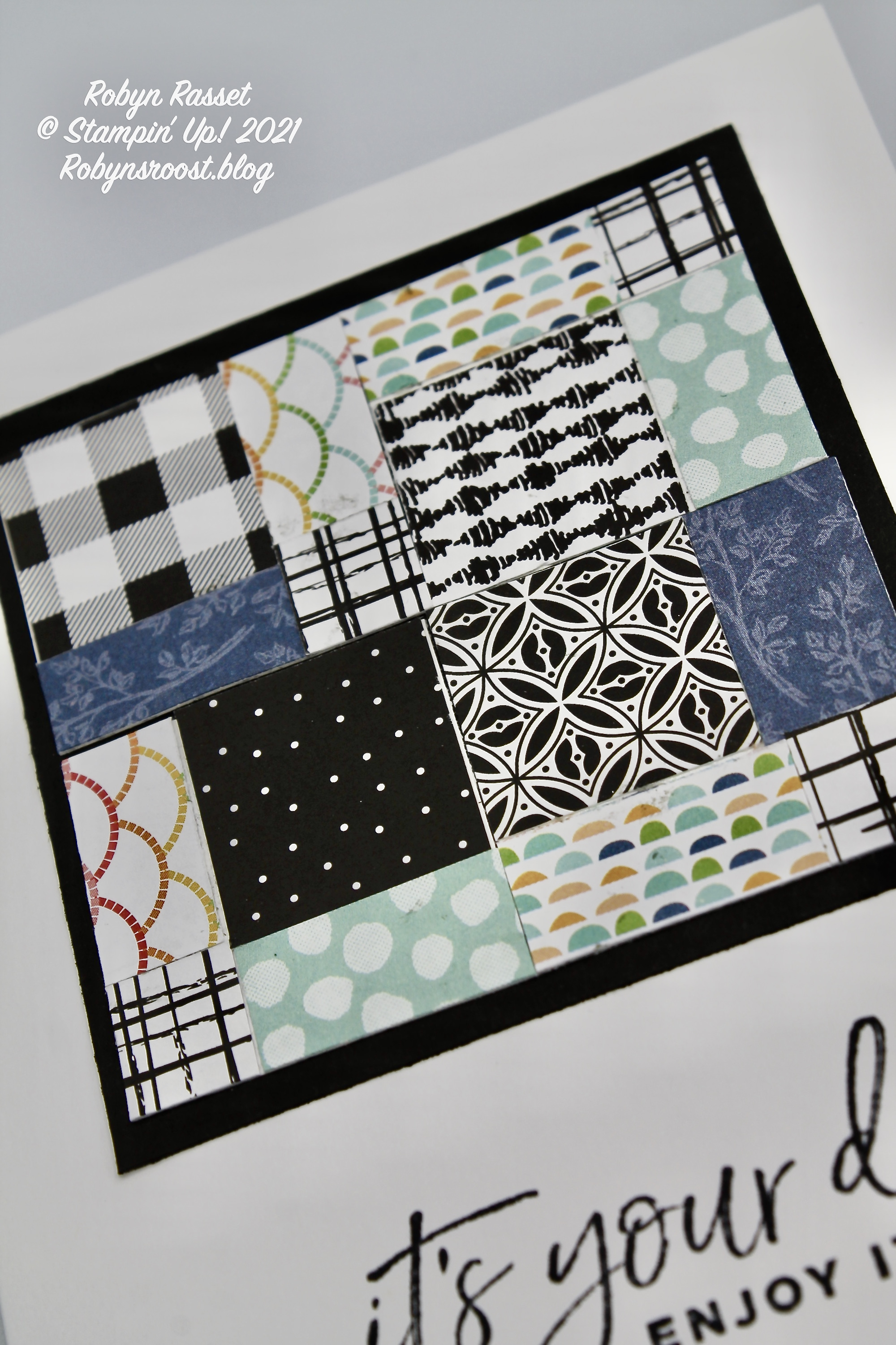 Disappearing 9 Square – Stamping@Robyn's Roost