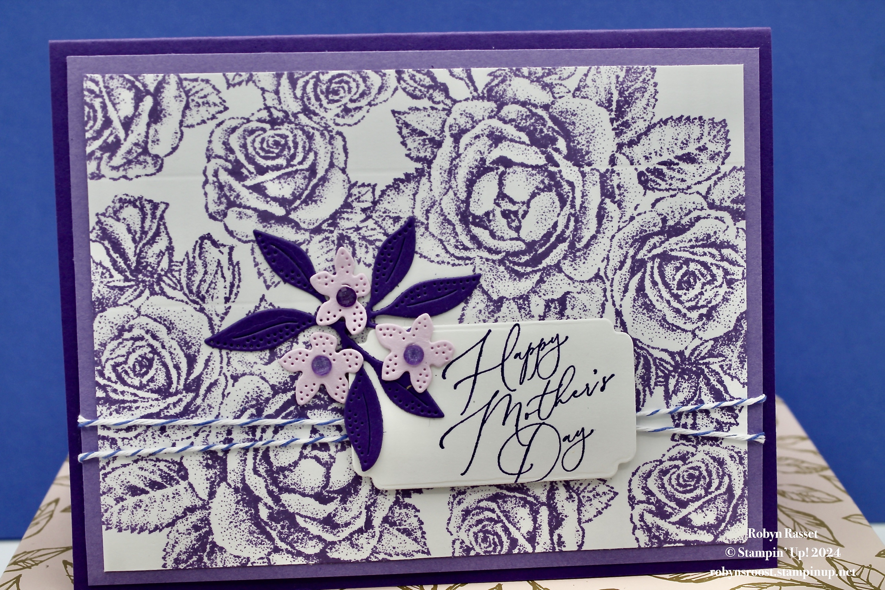 Stippled Roses – Stamping@Robyn's Roost