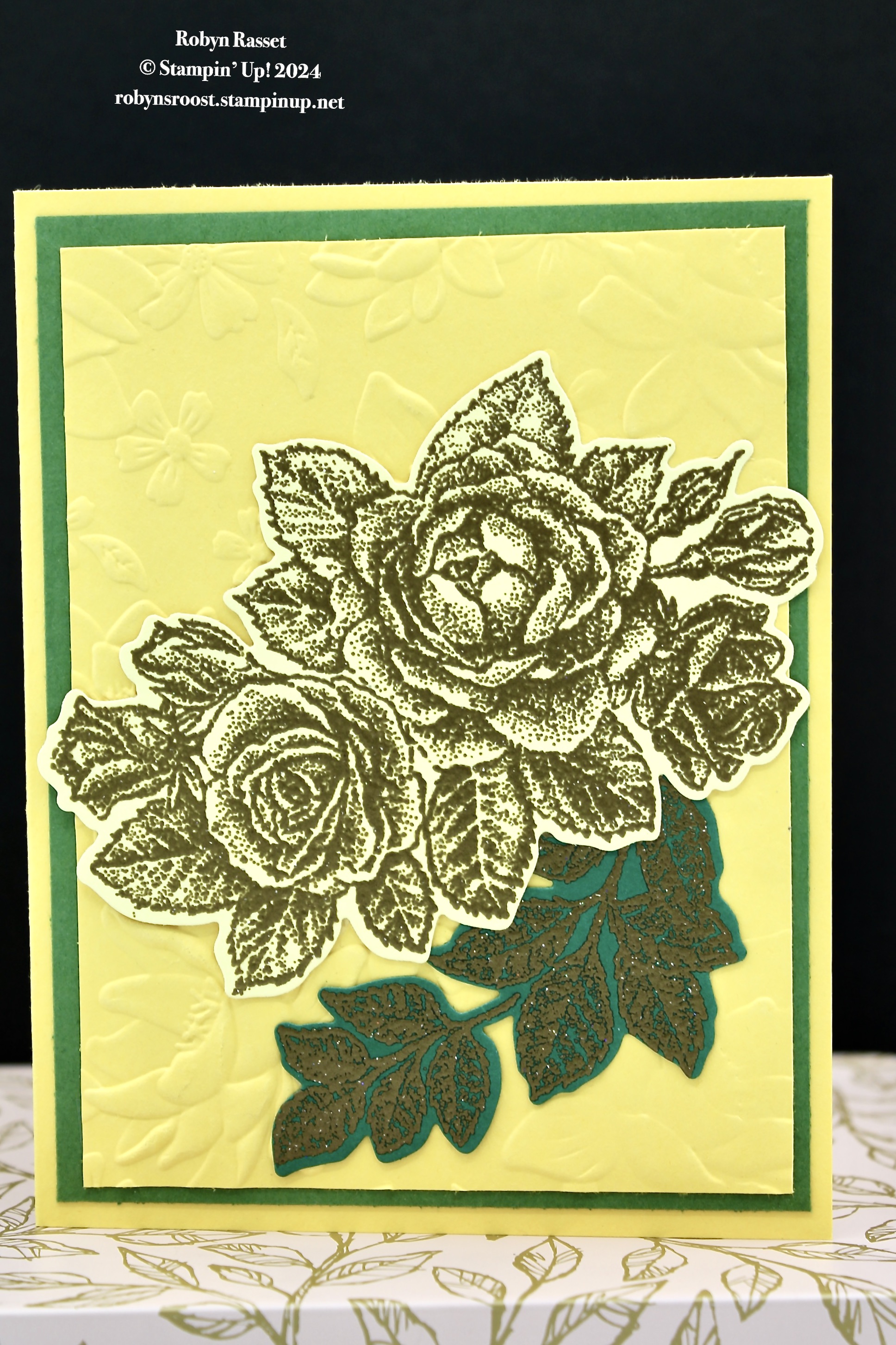 Stippled Roses – Stamping@Robyn's Roost