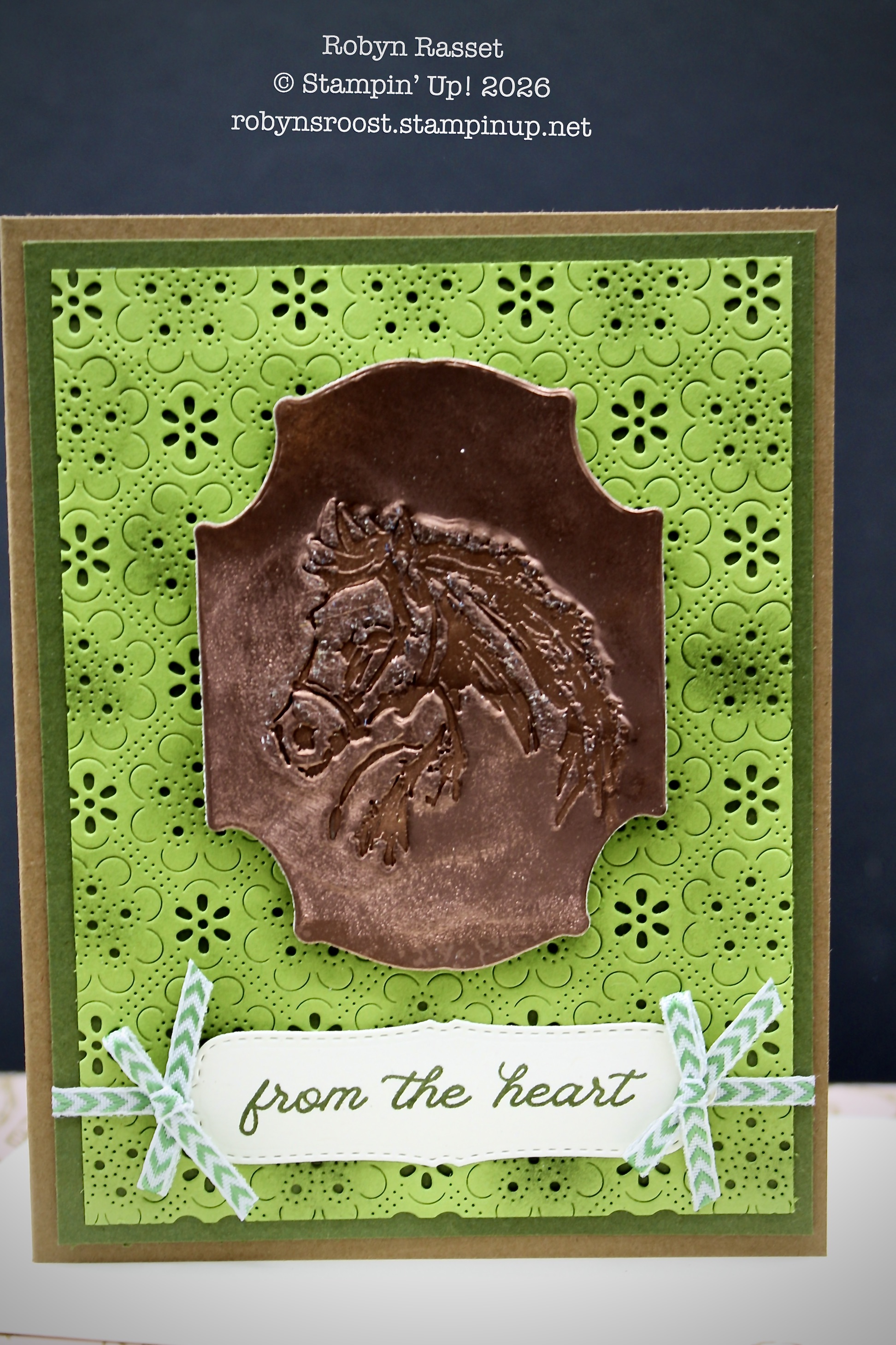 Faux Metal Embossing Technique – Stamping@Robyn's Roost